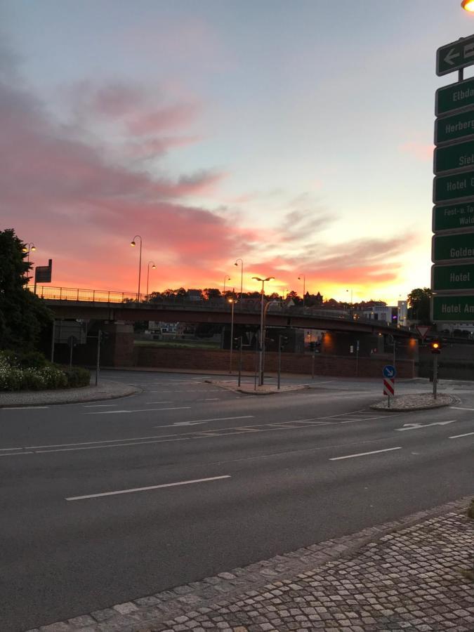 Ferienwohnung Käpt`n Jensens Kajüte Meißen Exterior foto